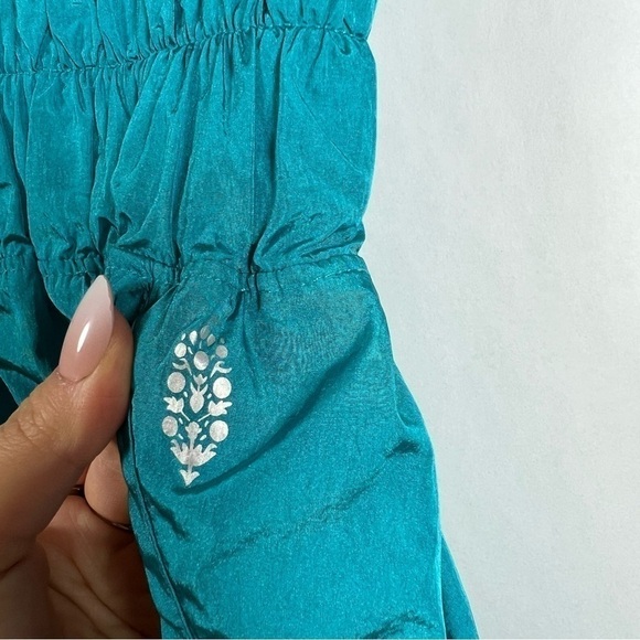 Free People women’s the way home shorts size XS high waist blue - Picture 10 of 11